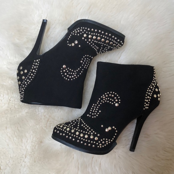 Zara Shoes - Zara Trafaluc faux suede studded ankle boots